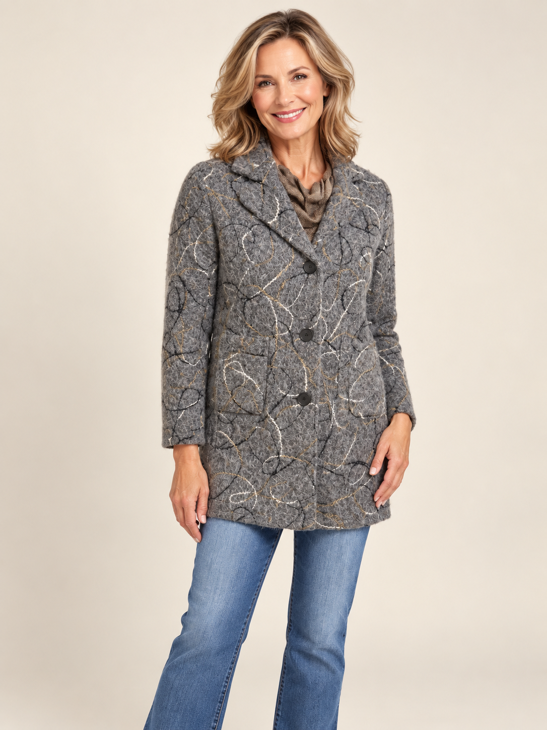 Scribble Style Jacket