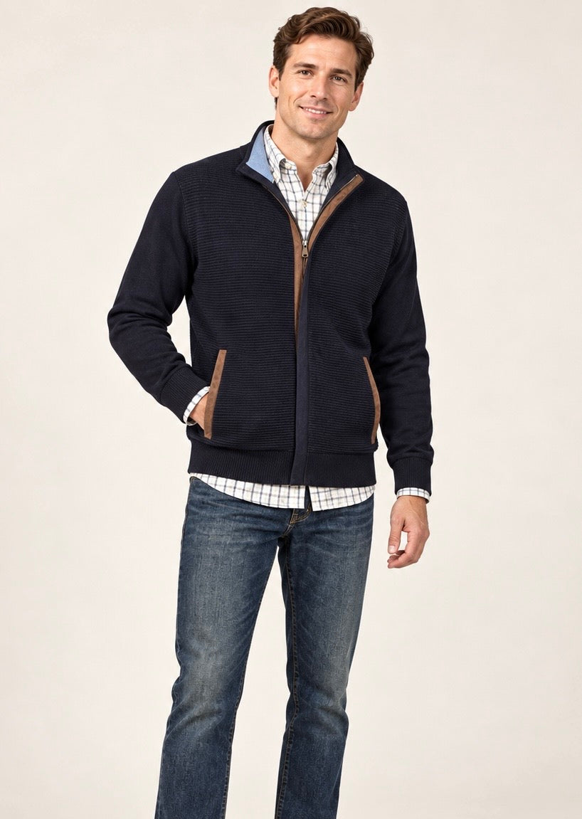 F/X Fusion After Hours Ottoman Full-Zip Sweater
