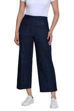 Load image into Gallery viewer, Midnight Ease Wide-Leg Crop