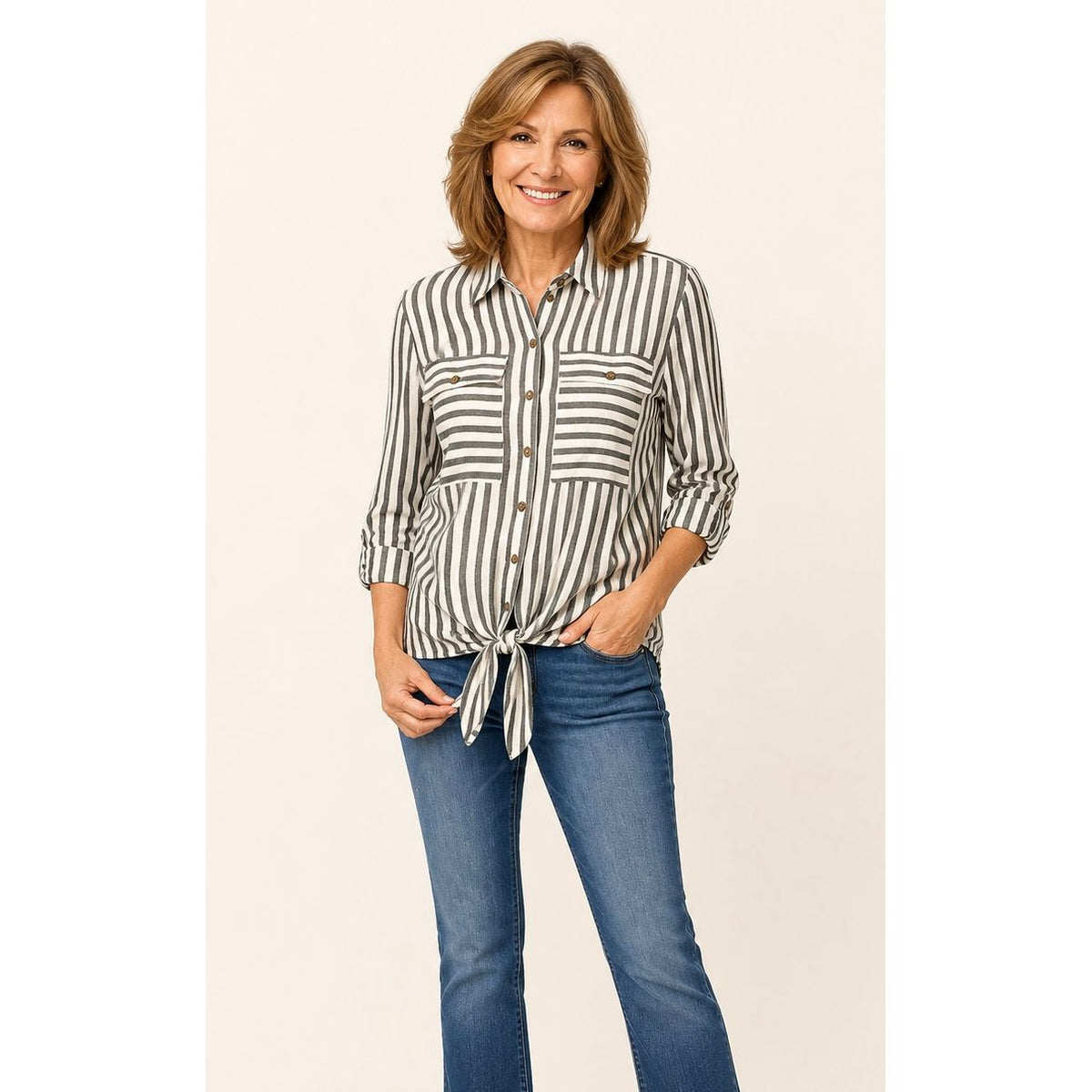 After-Hours Tie-Waist Shirt