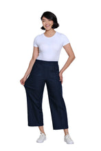 Load image into Gallery viewer, Midnight Ease Wide-Leg Crop