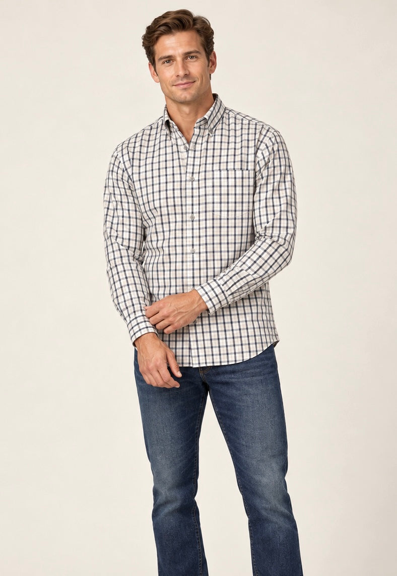 F/X Fusion Main Street Oxford Plaid Shirt