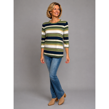 Load image into Gallery viewer, Beret Stripe Tunic Top