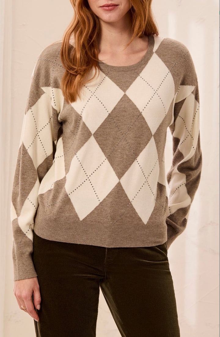 Star of the Day Stud-Detail Sweater