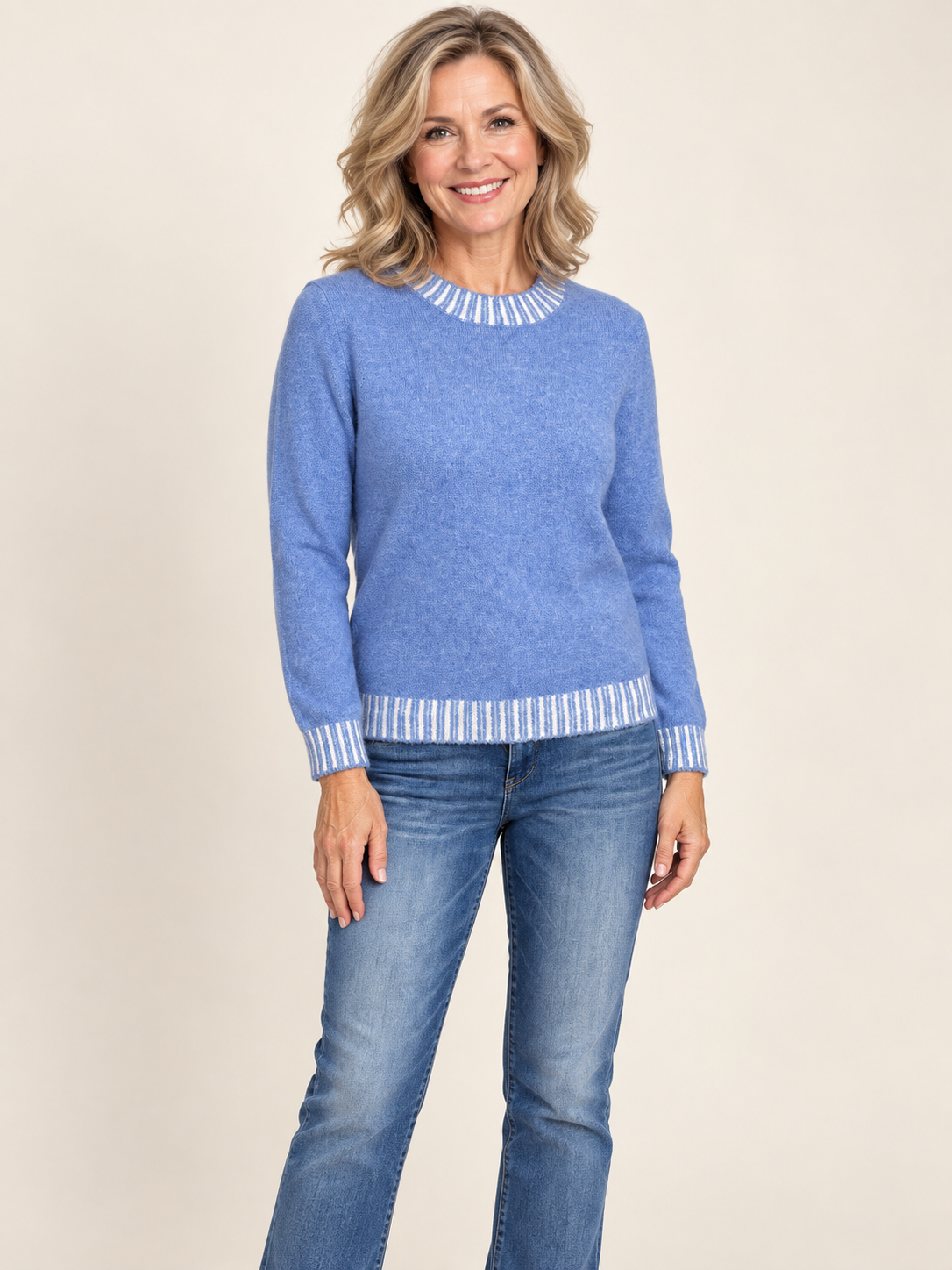 Ethyl Blue Skies Crewneck Sweater
