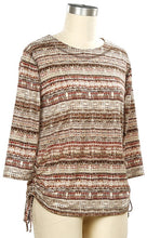 Load image into Gallery viewer, Plum Perfect Textured Tunic - Burgundy Purple by Southern Lady