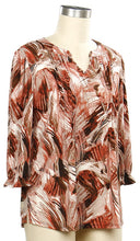 Load image into Gallery viewer, Rosetta Romance Printed Tunic - Blk Grey Rosetta by Southern Lady