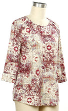 Load image into Gallery viewer, Brandy Bouquet Printed Tunic - Brandy Teal Tan by Links