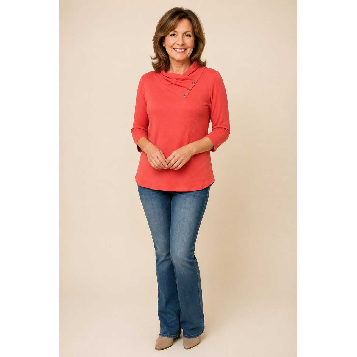 Coral Crush Easy Tunic - Coral Quartz