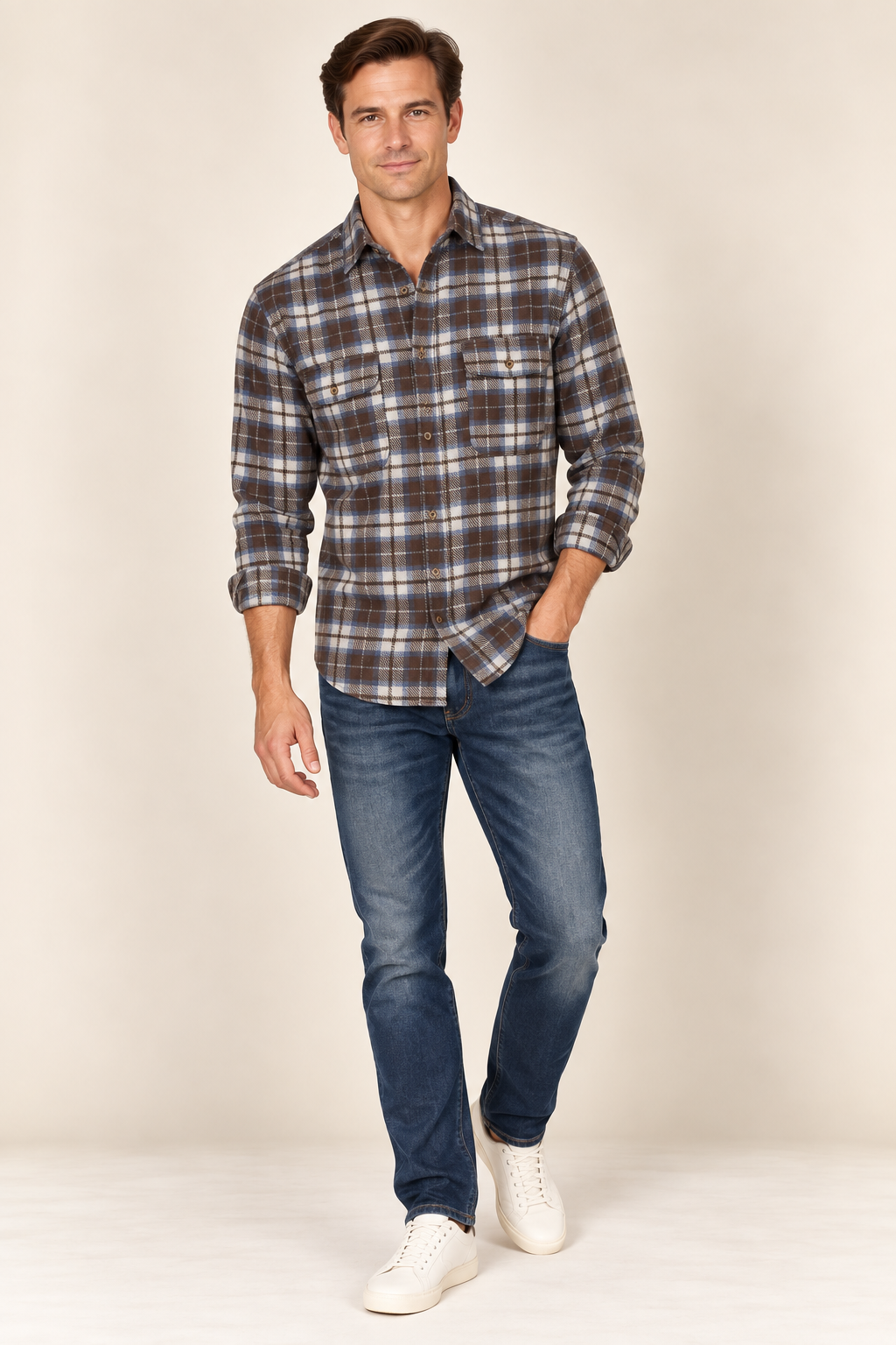 F/X Fusion Weekend Wanderer Stretch Plaid Flannel