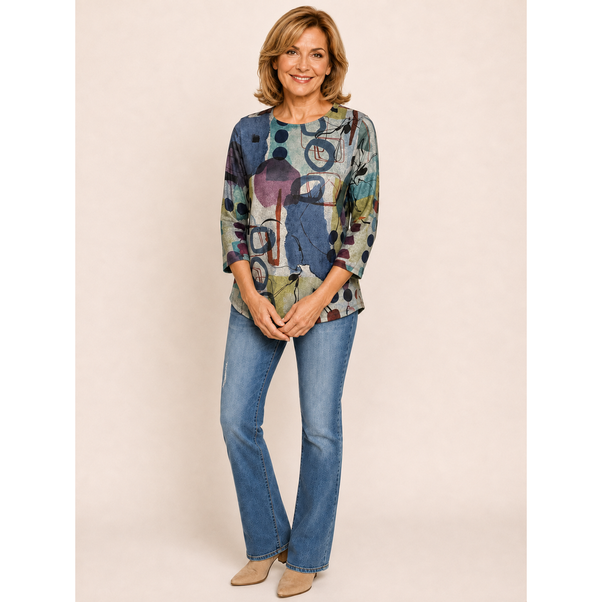 Sienna Sunset Side-Slit Tunic