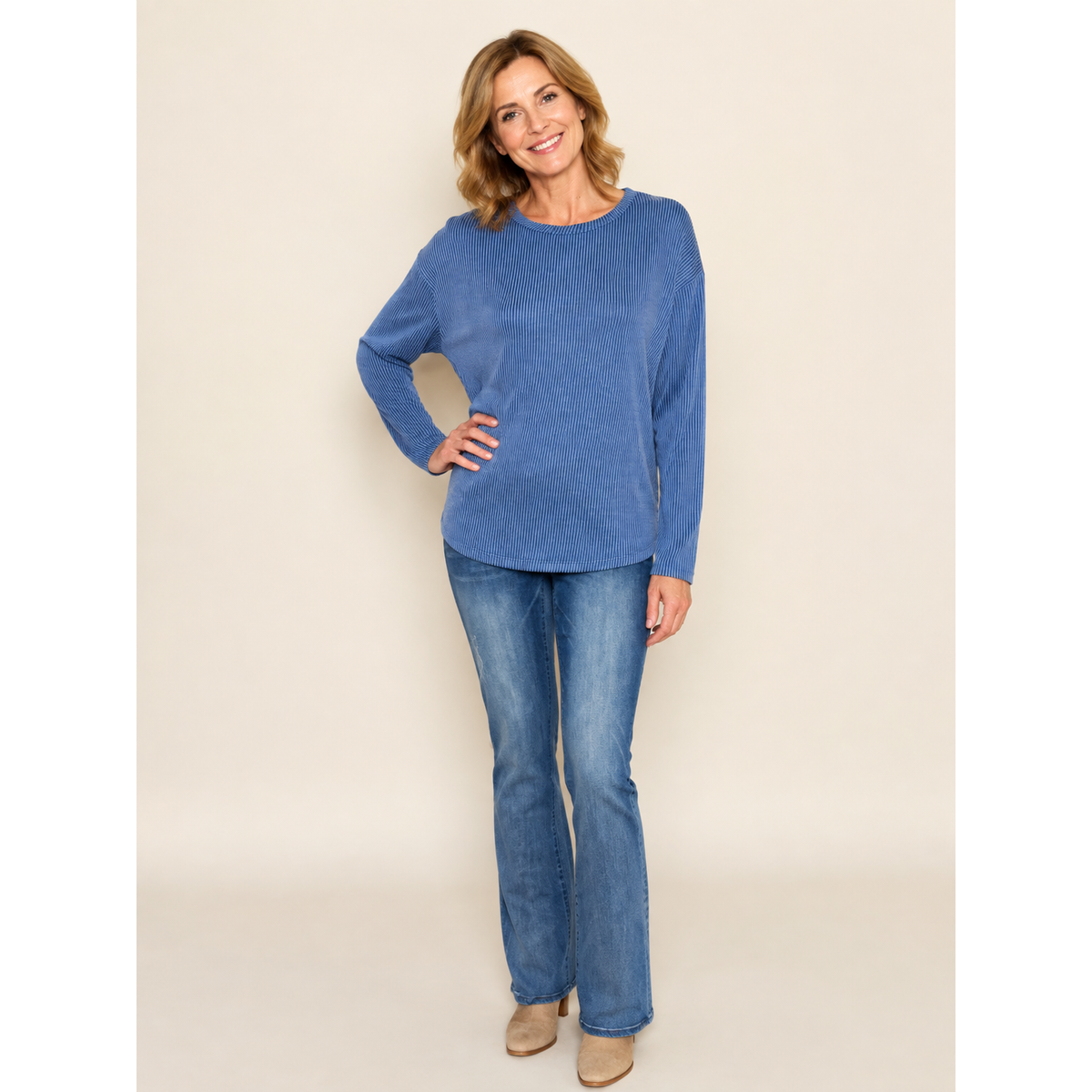 Blue Skies Knit Top