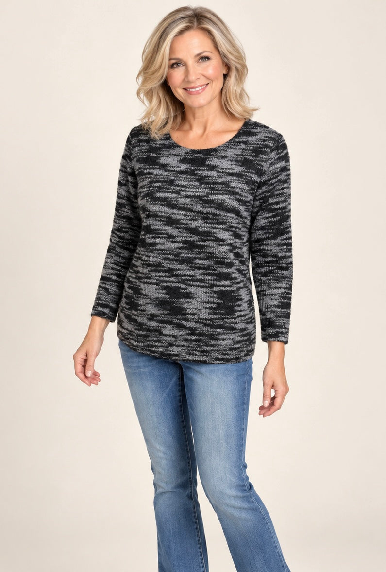 Colorful Lines Horizontal Stripe Top