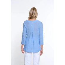 Load image into Gallery viewer, Blue Ivy Crinkle Blouse