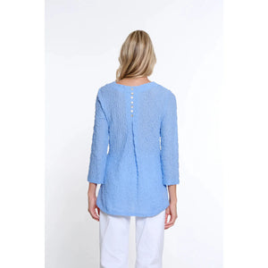 Blue Ivy Crinkle Blouse