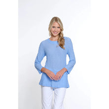 Load image into Gallery viewer, Blue Ivy Crinkle Blouse