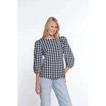 Load image into Gallery viewer, Houndstooth Knit Top