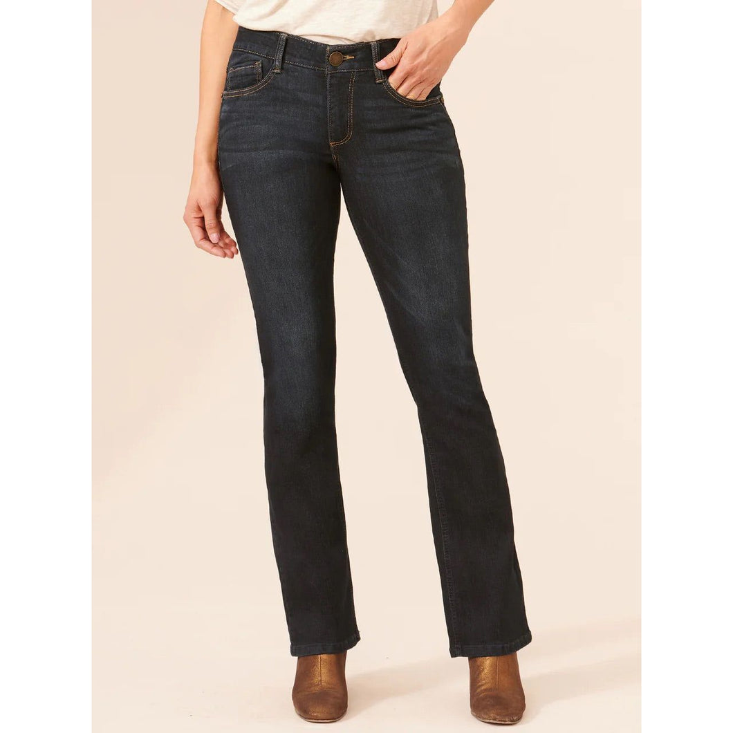 Democracy Indigo Itty Bitty Bootcut Jean - Petite