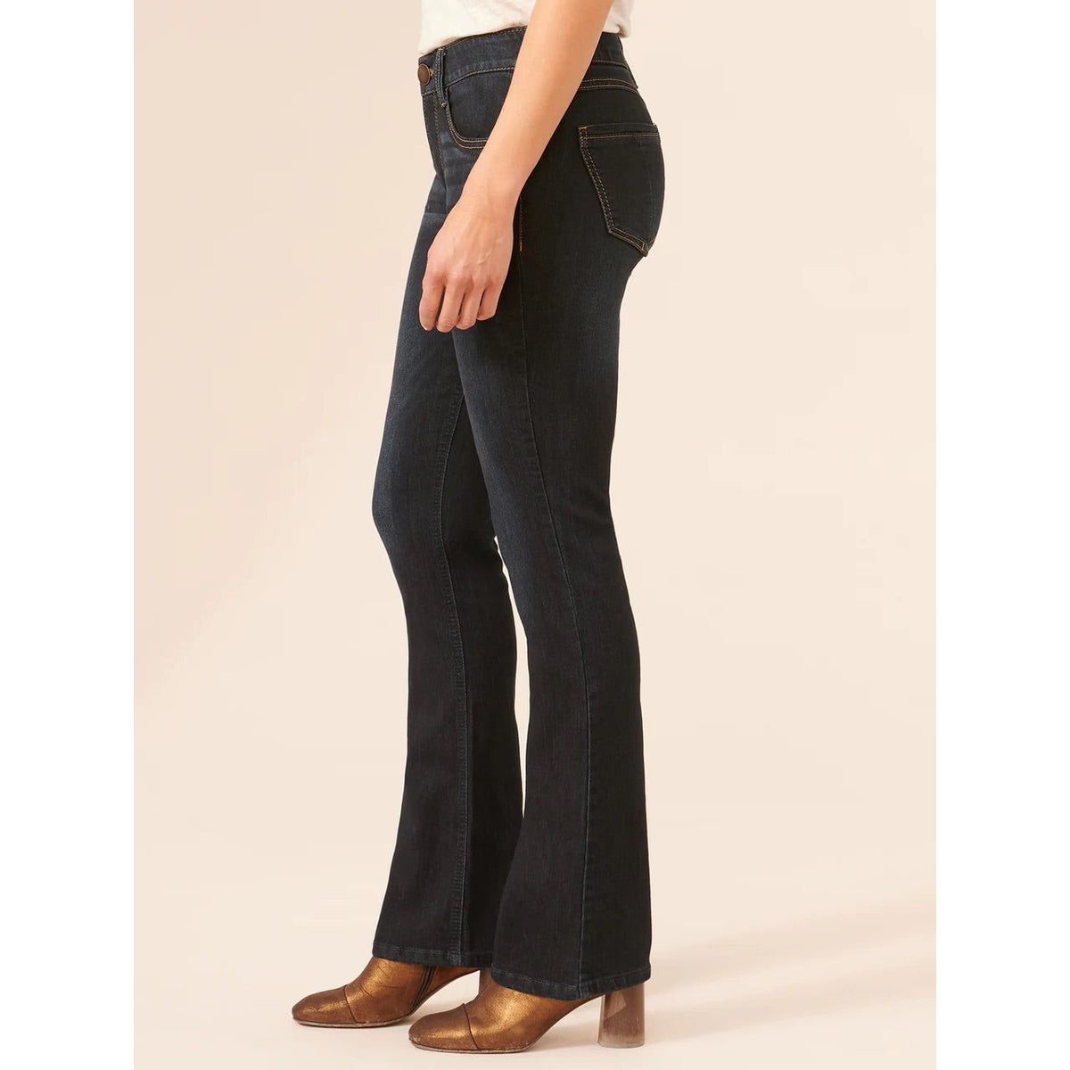Democracy Indigo Itty Bitty Bootcut Jean - Petite