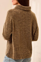 Load image into Gallery viewer, Golden Hour Funnel Neck Top in Dull Gold
