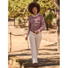 Load image into Gallery viewer, Nostalgic Charm Contrast-Rib Sweater – Multi Nostalgia by Tribal - view 5