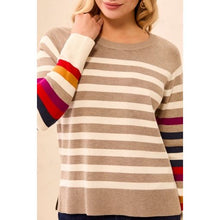 Load image into Gallery viewer, Effortless Essential Crewneck Sweater – Fossil by Tribal - view 3