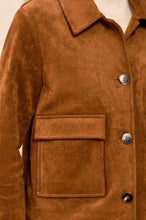 Load image into Gallery viewer, Golden Moment Button Front Jacket in Dk Gold