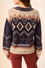 Load image into Gallery viewer, Sapphire Skies Mock Neck Sweater in Sapphire
