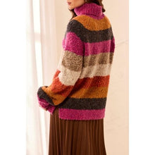Load image into Gallery viewer, Mulberry Moments Turtleneck Sweater – Mulberry by Tribal - view 2