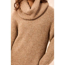 Load image into Gallery viewer, Make an Entrance Funnel-Neck Sweater – Heather Pashmina by Tribal - view 3
