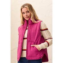 Load image into Gallery viewer, Pack &amp; Go Puffer Vest – Mulberry by Tribal