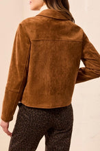Load image into Gallery viewer, Golden Moment Button Front Jacket in Dk Gold