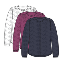 Load image into Gallery viewer, Simply Polished Button-Front Blouse – Sapphire by Tribal - view 4