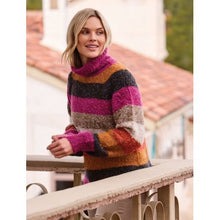 Load image into Gallery viewer, Mulberry Moments Turtleneck Sweater – Mulberry by Tribal - view 5