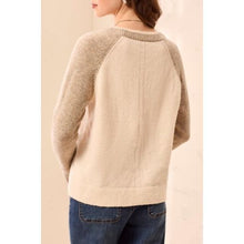 Load image into Gallery viewer, Cozy Contrast Colorblock Sweater – Moonstone by Tribal - view 3