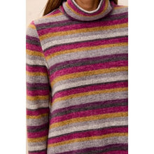 Load image into Gallery viewer, Cozy Confidence Funnel-Neck Top – Mulberry by Tribal - view 3