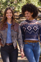 Load image into Gallery viewer, Sapphire Skies Mock Neck Sweater in Sapphire