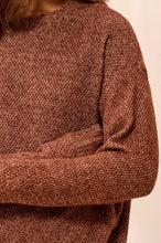 Load image into Gallery viewer, Chocolate Comfort High Low Sweater in Chocolate