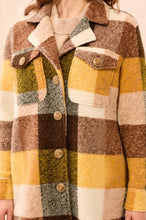 Load image into Gallery viewer, Hazelwood Hideaway Plaid Shacket in Hazelwood