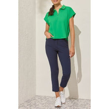 Load image into Gallery viewer, Everyday Ease Straight-Leg Tech Pant – Deep Blue by Tribal - view 3