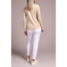 Load image into Gallery viewer, Fireside Favorite Waffle-Knit Henley – Oatmeal by Tribal - view 5