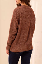 Load image into Gallery viewer, Chocolate Comfort High Low Sweater in Chocolate