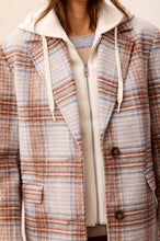 Load image into Gallery viewer, Cream Cloud Hooded Car Coat in Cream