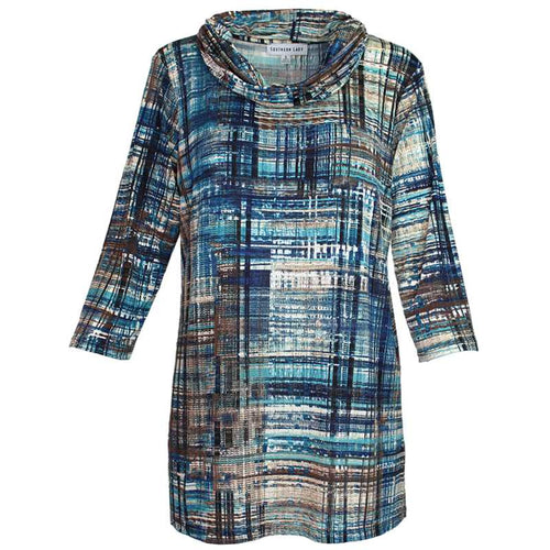 Top of the Line 3/4 Sleeve Print Top