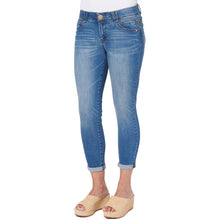 Load image into Gallery viewer, Democracy Absolution Cuffed Blue Ankle Skimmer