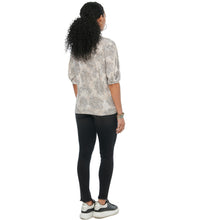 Load image into Gallery viewer, Blouson Elbow Sleeve Paisley Knit Top