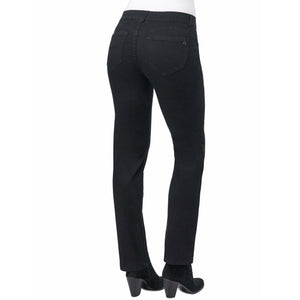 Democracy Black Denim Straight Leg Jean