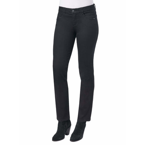 Democracy Black Denim Straight Leg Jean