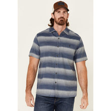 Load image into Gallery viewer, Chambray Horizontal Stripe Cotton Button Up