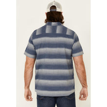 Load image into Gallery viewer, Chambray Horizontal Stripe Cotton Button Up